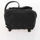 PRADA Backpack Nylon Black Gold Auth 172266-5