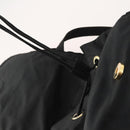 PRADA Backpack Nylon Black Gold Auth 172266-20