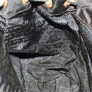 PRADA Backpack Nylon Black Gold Auth 172266-22