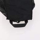 PRADA Backpack Nylon Black Gold Auth 172266-6