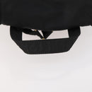 PRADA Backpack Nylon Black Gold Auth 172266-7