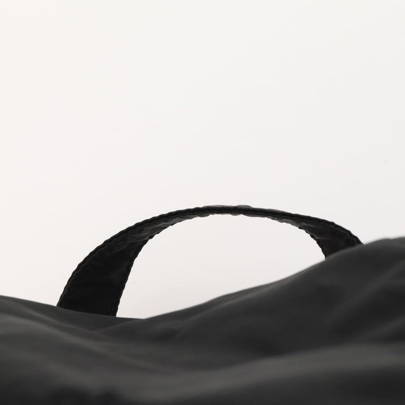 PRADA Backpack Nylon Black Gold Auth 172266