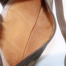 GUCCI GG Supreme Web Sherry Line Shoulder Bag PVC Beige Gold Auth 172270-21
