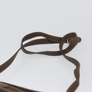 GUCCI GG Supreme Web Sherry Line Shoulder Bag PVC Beige Gold Auth 172270-9