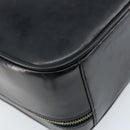 GUCCI Bamboo Hand Bag Patent leather 2way Black Silver Auth 172271-9
