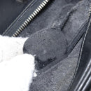 GUCCI Bamboo Hand Bag Patent leather 2way Black Silver Auth 172271-12