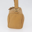 PRADA Shoulder Bag Leather Brown Gold Auth 172272-3