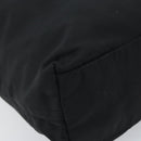PRADA Hand Bag Nylon Black Silver Auth 172278A-11
