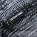 PRADA Hand Bag Nylon Black Silver Auth 172278A-16