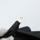 PRADA Hand Bag Nylon Black Silver Auth 172278A-22