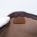 GUCCI GG Plus Supreme Clutch Bag PVC Beige Gold Auth 172282-10