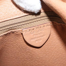 CELINE Macadam Canvas Shoulder Bag PVC Leather Brown Gold Auth 172285-12