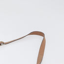 CELINE Macadam Canvas Shoulder Bag PVC Leather Brown Gold Auth 172285-8