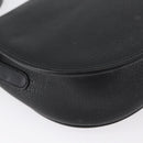 GUCCI Shoulder Bag Leather Gold Black 007 14 0074 Auth 172286-15