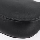 GUCCI Shoulder Bag Leather Gold Black 007 14 0074 Auth 172286-16
