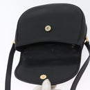 GUCCI Shoulder Bag Leather Gold Black 007 14 0074 Auth 172286-10