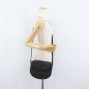 GUCCI Shoulder Bag Leather Gold Black 007 14 0074 Auth 172286-23