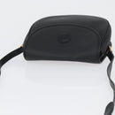 GUCCI Shoulder Bag Leather Gold Black 007 14 0074 Auth 172286-6