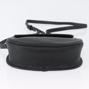 GUCCI Shoulder Bag Leather Gold Black 007 14 0074 Auth 172286-5