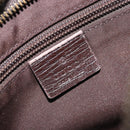 GUCCI GG Supreme Shoulder Bag PVC Beige Silver 114291 Auth 172289-16