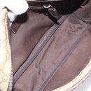 GUCCI GG Supreme Shoulder Bag PVC Beige Silver 114291 Auth 172289-17