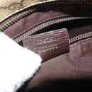 GUCCI GG Supreme Shoulder Bag PVC Beige Silver 114291 Auth 172289-23