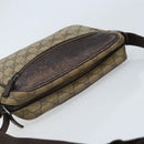 GUCCI GG Supreme Shoulder Bag PVC Beige Silver 114291 Auth 172289-6