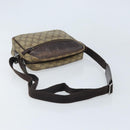 GUCCI GG Supreme Shoulder Bag PVC Beige Silver 114291 Auth 172289-7