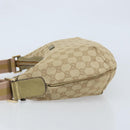 GUCCI Sherry Line GG Canvas Shoulder Bag Beige Gold pink 181092 Auth 172293-4