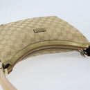 GUCCI Sherry Line GG Canvas Shoulder Bag Beige Gold pink 181092 Auth 172293-6