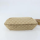 GUCCI Sherry Line GG Canvas Shoulder Bag Beige Gold pink 181092 Auth 172293-5