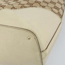 GUCCI GG Canvas Hand Bag Beige Gold 07198 Auth 172295-10
