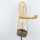 GUCCI GG Supreme Web Sherry Line Bag PVC Beige 007 58 6112 4023 Auth 172298-21