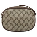 GUCCI GG Supreme Web Sherry Line Bag PVC Beige 007 58 6112 4023 Auth 172298-3