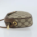 GUCCI GG Supreme Web Sherry Line Bag PVC Beige 007 58 6112 4023 Auth 172298-5