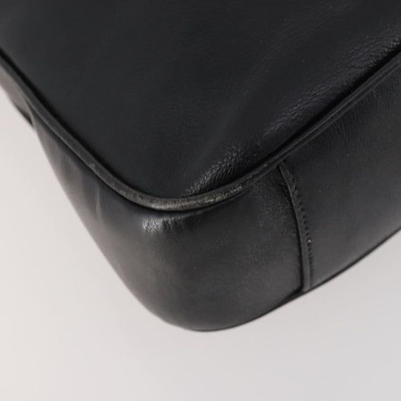 GUCCI Bambus Handtasche Leder 2-Wege Schwarz Gold Original 172300