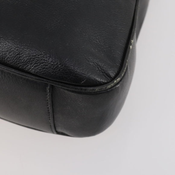 GUCCI Bambus Handtasche Leder 2-Wege Schwarz Gold Original 172300
