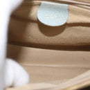 GUCCI Bamboo Tote Bag Suede Light Blue Gold 002 1186 0260 Auth 172301-10
