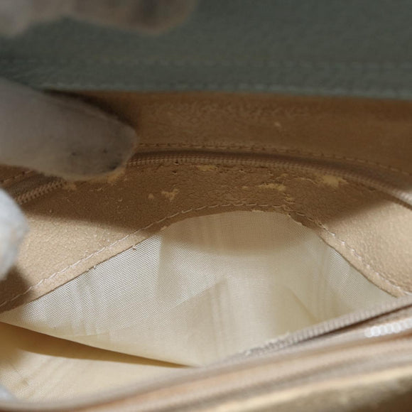 GUCCI Bamboo Tote Bag Suede Light Blue Gold 002 1186 0260 Auth 172301