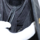 GUCCI Bamboo Tote Bag Leather Black Gold 002 0260 2615 Auth 172302-17