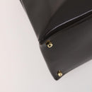GUCCI Hand Bag Patent leather 2way Brown Gold 000 2404 0503 Auth 172304-15