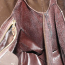 GUCCI Hand Bag Patent leather 2way Brown Gold 000 2404 0503 Auth 172304-19