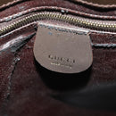 GUCCI Hand Bag Patent leather 2way Brown Gold 000 2404 0503 Auth 172304-21