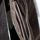 GUCCI Hand Bag Patent leather 2way Brown Gold 000 2404 0503 Auth 172304-23