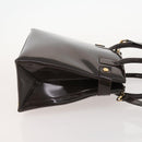 GUCCI Hand Bag Patent leather 2way Brown Gold 000 2404 0503 Auth 172304-4