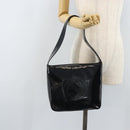 GUCCI Shoulder Bag Patent leather Black Silver 000 1013 0506 Auth 172305-22