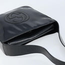 GUCCI Shoulder Bag Patent leather Black Silver 000 1013 0506 Auth 172305-6