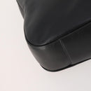 GUCCI Bamboo Shoulder Bag Leather 2way Black Gold 001 1014 1577 Auth 172306-16