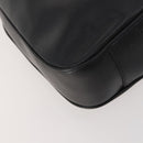GUCCI Bamboo Shoulder Bag Leather 2way Black Gold 001 1014 1577 Auth 172306-18
