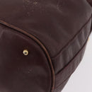 GUCCI Bamboo Shoulder Bag Leather 2way Bordeaux Gold 001 2865 1657 Auth 172307-18